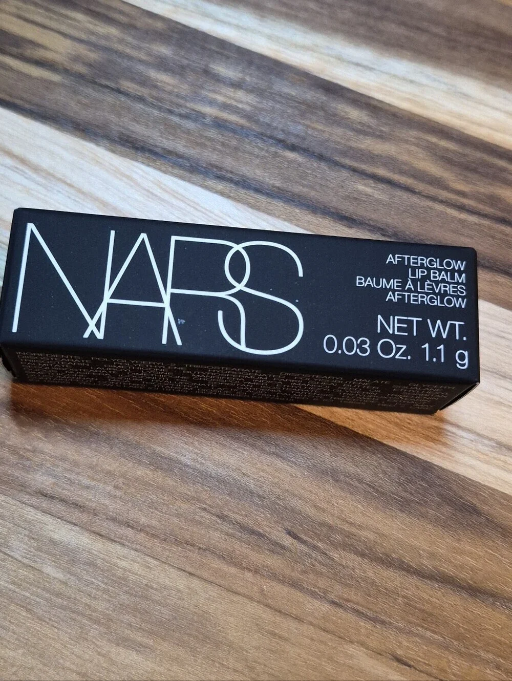 NARS Afterglow Lip Balm: Orgasm (Peachy Pink w/golden Shimmer), .03oz (TS), NIB